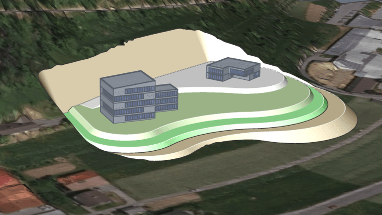 Movimento e Cálculo de Volumes de Terras